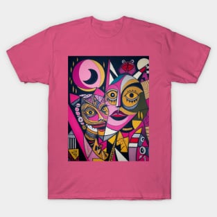 Cubism in the style of Picasso T-Shirt